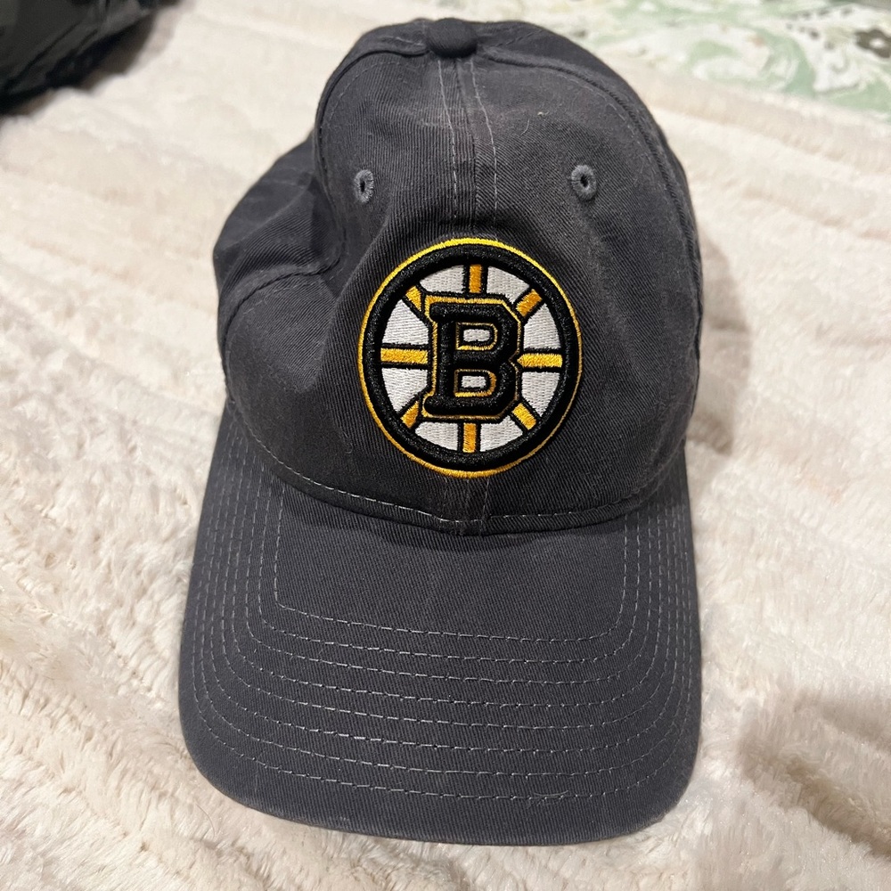 New Era Black and Gold Boston Bruins Cap